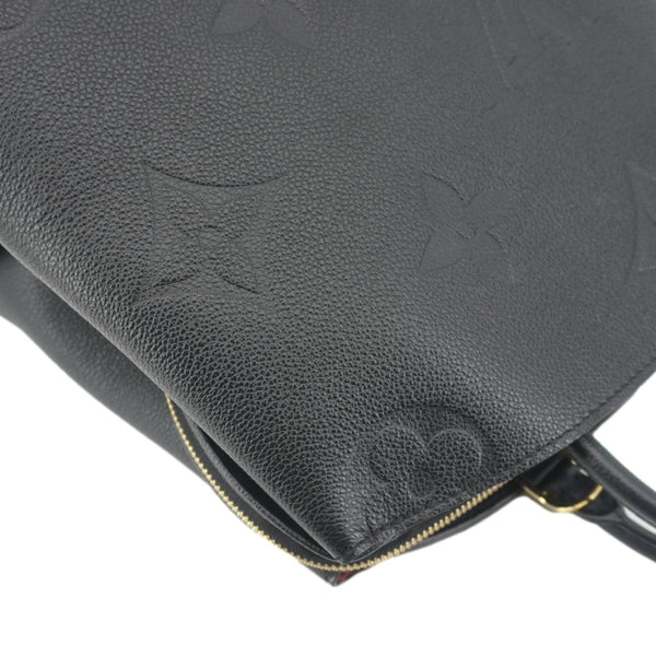 LOUIS VUITTON Grand Palais MM Monogram Empreinte Leather Shoulder Bag Black