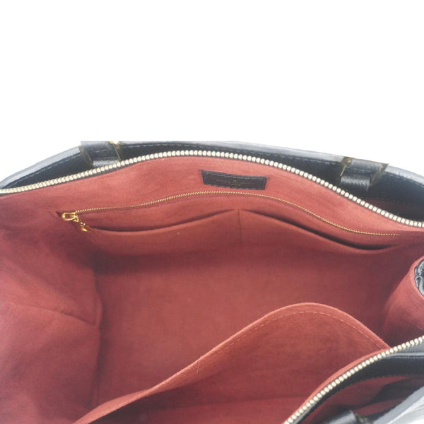 LOUIS VUITTON Grand Palais MM Monogram Empreinte Leather Shoulder Bag Black