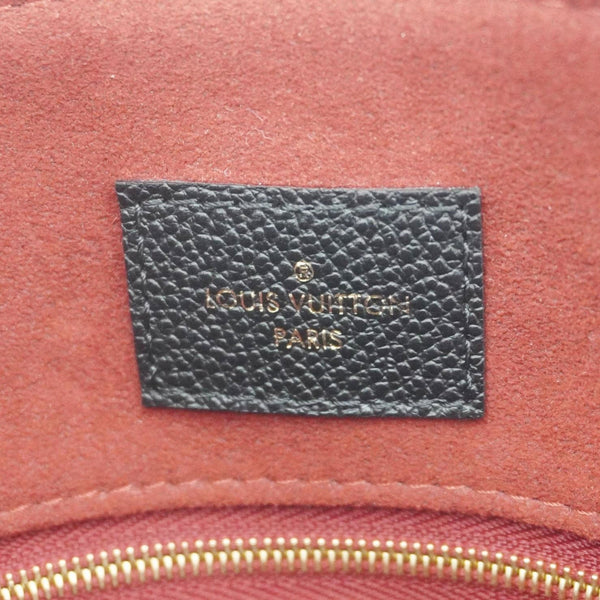 LOUIS VUITTON Grand Palais MM Monogram Empreinte Leather Shoulder Bag Black