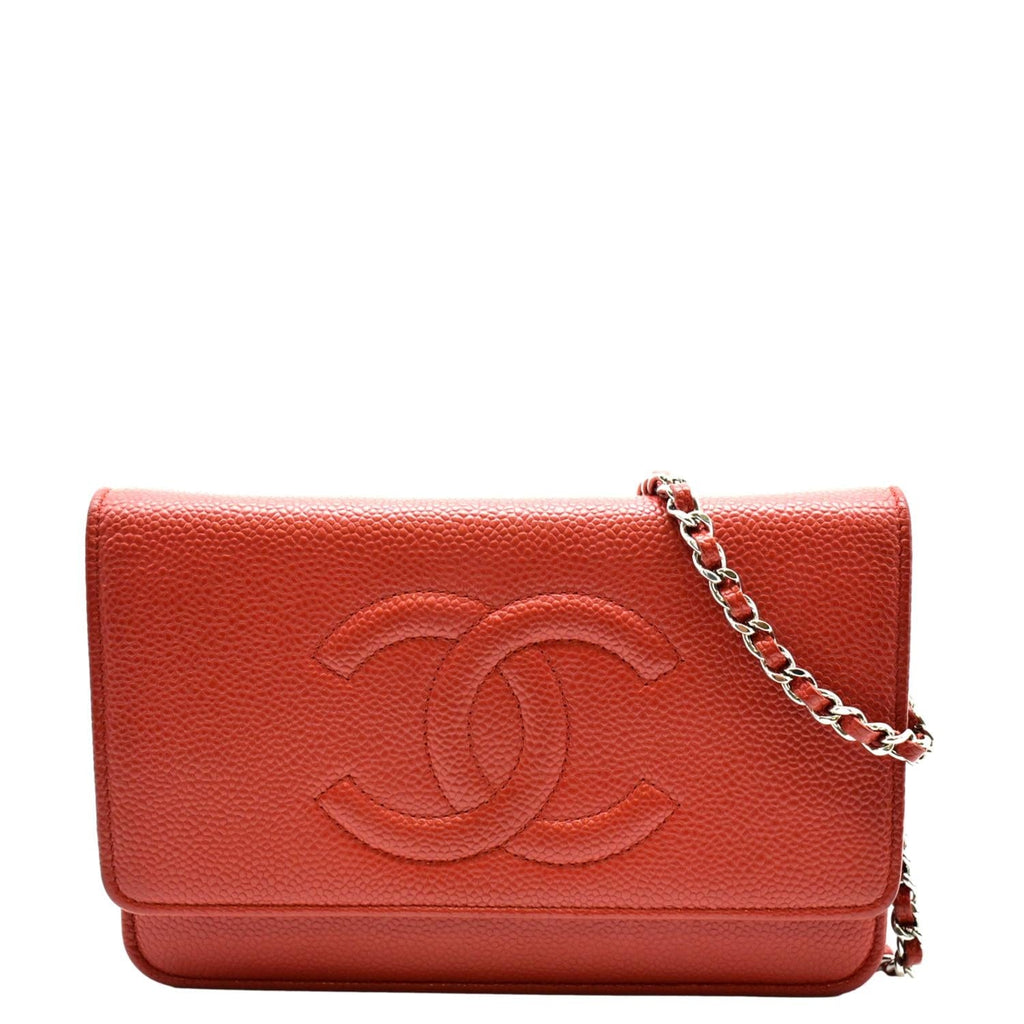 Chanel Timeless Woc Caviar Leather Wallet on Chain Shoulder Bag