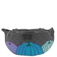 LOUIS VUITTON LV X YK  Monogram Reverse Eclipse Pumpkin Canvas Bumbag Gray