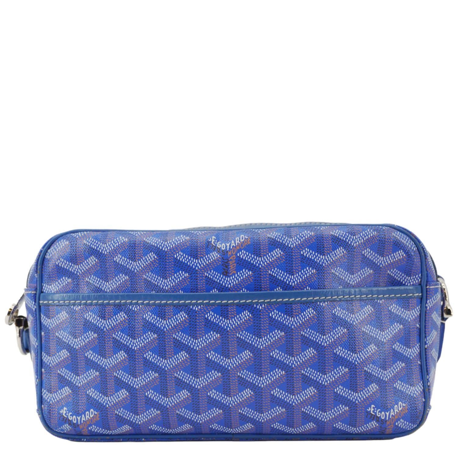 GOYARD Sac Cap Vert PM Canvas Shoulder Bag Blue