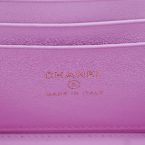 CHANEL Vanity Case Quilted Leather Top Handle Crossbody Bag Black