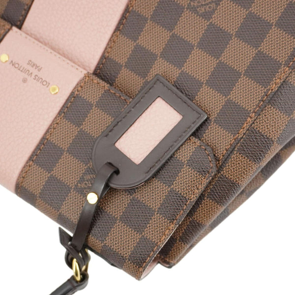 LOUIS VUITTON Bond Street MM Damier Ebene Crossbody Bag Magnolia