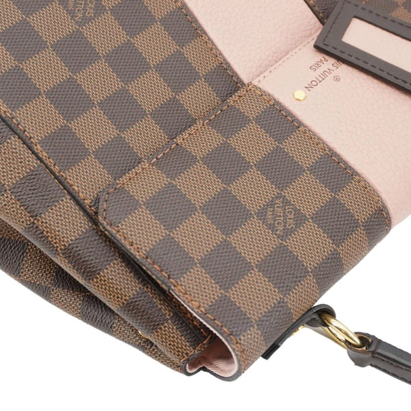 LOUIS VUITTON Bond Street MM Damier Ebene Crossbody Bag Magnolia