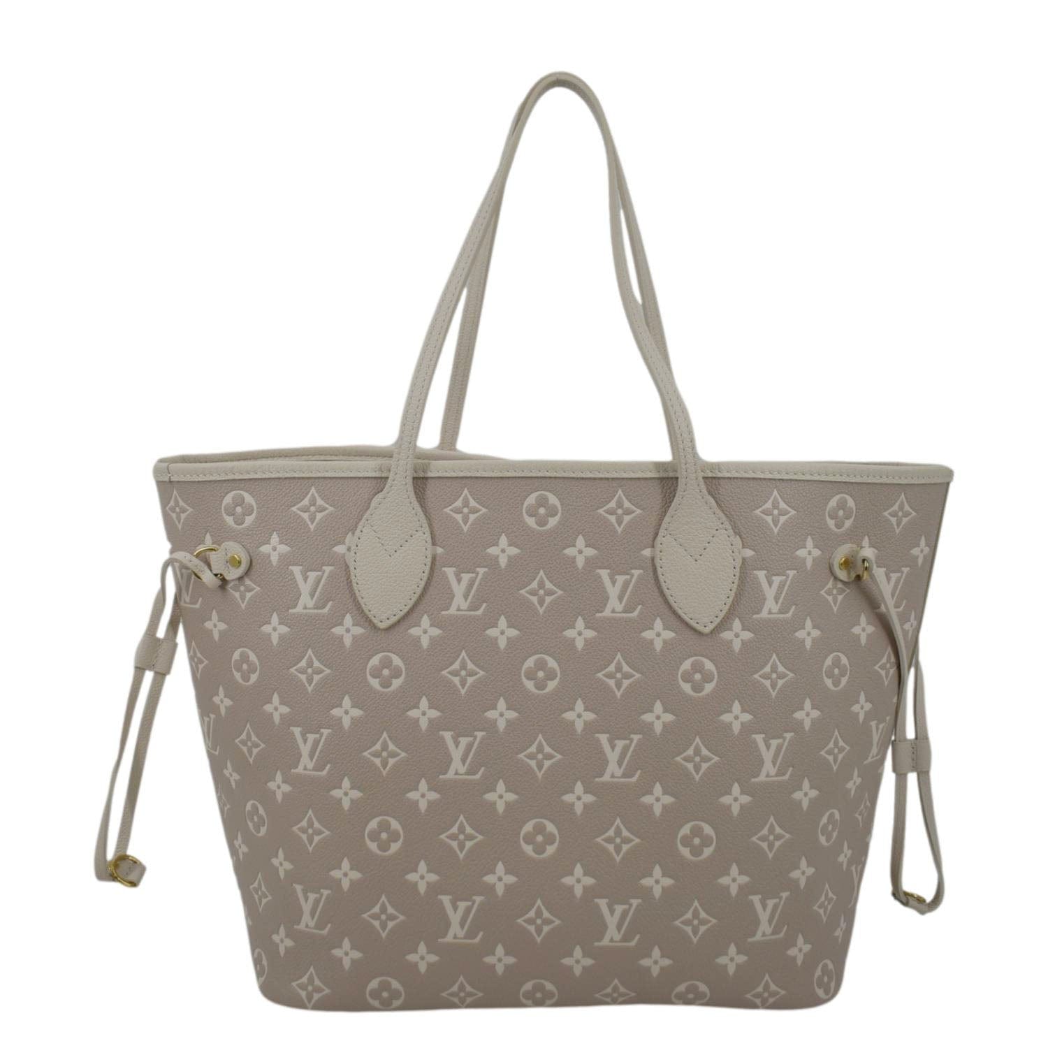 Louis Vuitton Neverfull mm Spring City Leather Tote Shoulder Bag Bicolor