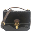 LOUIS VUITTON Cherrywood BB Monogram Vernis Crossbody Bag Black