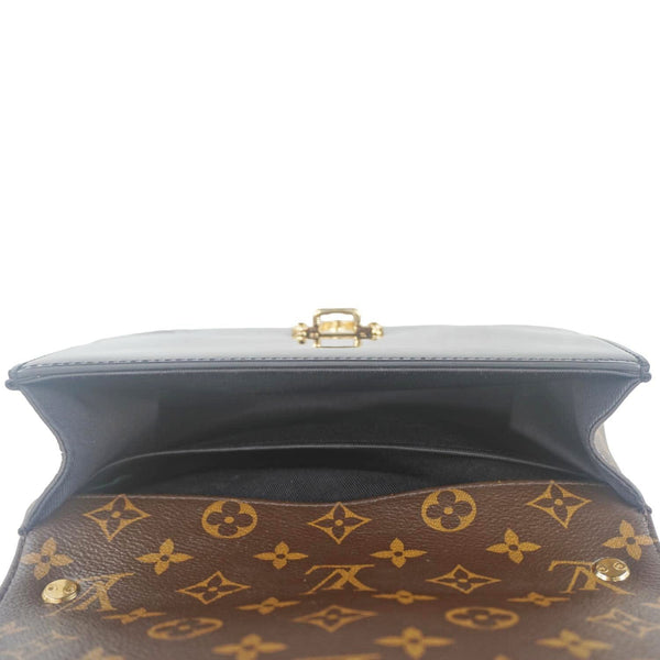 LOUIS VUITTON Cherrywood BB Monogram Vernis Crossbody Bag Black