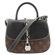 LOUIS VUITTON Chain It Monogram Canvas Top Handle Crossbody Bag Brown