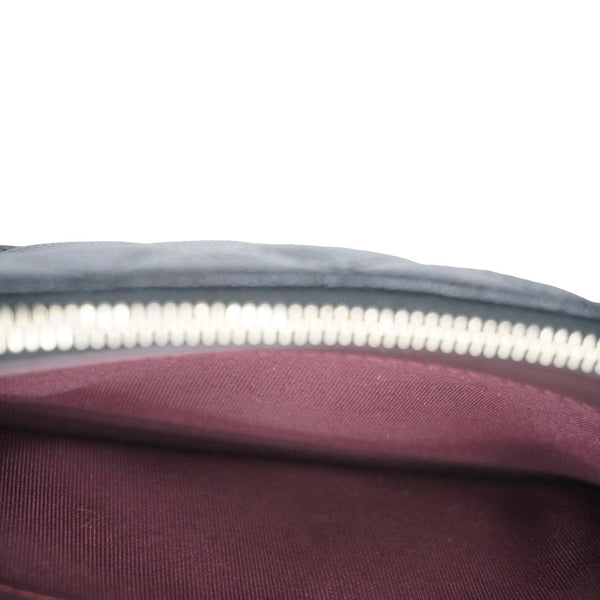 CHANEL Wallet on Chain Double Zip Caviar Leather Crossbody Bag Black