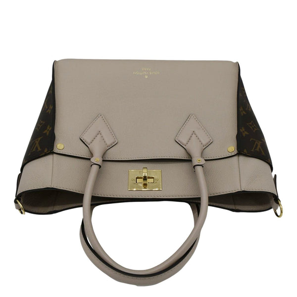 LOUIS VUITTON On My Side MM Monogram Canvas Shoulder Bag Cream