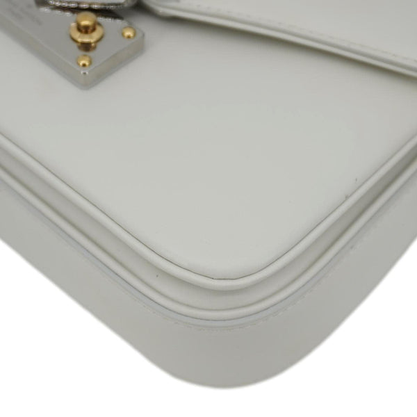 LOUIS VUITTON Swing Reverse Monogram Shoulder Bag White