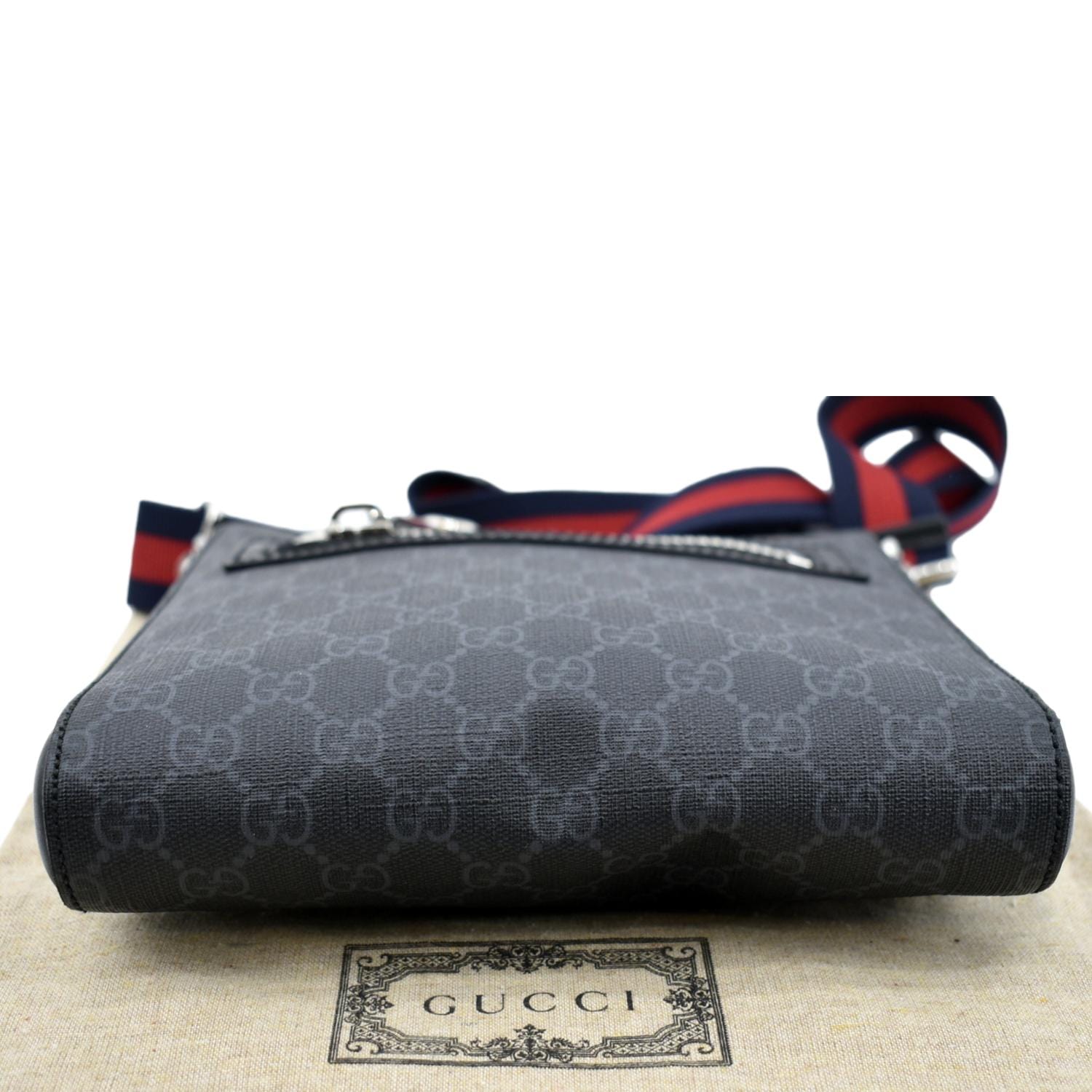 Gucci Black Small GG Supreme Messenger Bag Gucci