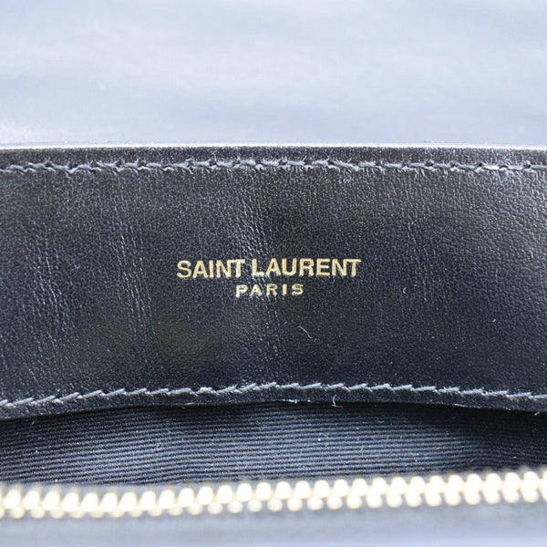 YVES SAINT LAURENT Loulou Toy Matelasse Leather Crossbody Bag Black