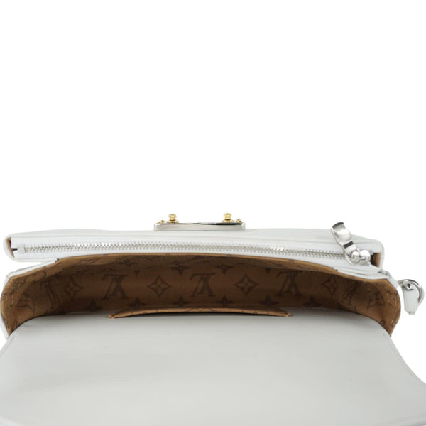 LOUIS VUITTON Swing Reverse Monogram Shoulder Bag White