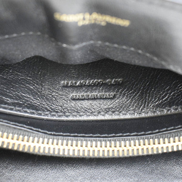 YVES SAINT LAURENT Loulou Toy Matelasse Leather Crossbody Bag Black