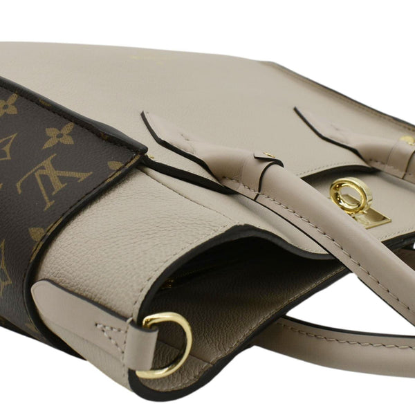 LOUIS VUITTON On My Side MM Monogram Canvas Shoulder Bag Cream