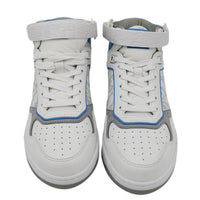CHRISTIAN DIOR B27 Mid Top Oblique Galaxy Perforated Sneakers White