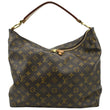 LOUIS VUITTON Sully MM Monogram Canvas Shoulder Bag Brown