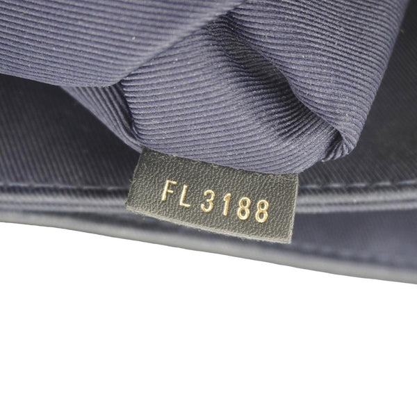 LOUIS VUITTON Georges MM Monogram Canvas Shoulder Bag Black