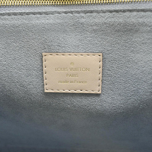 LOUIS VUITTON On My Side MM Monogram Canvas Shoulder Bag Cream