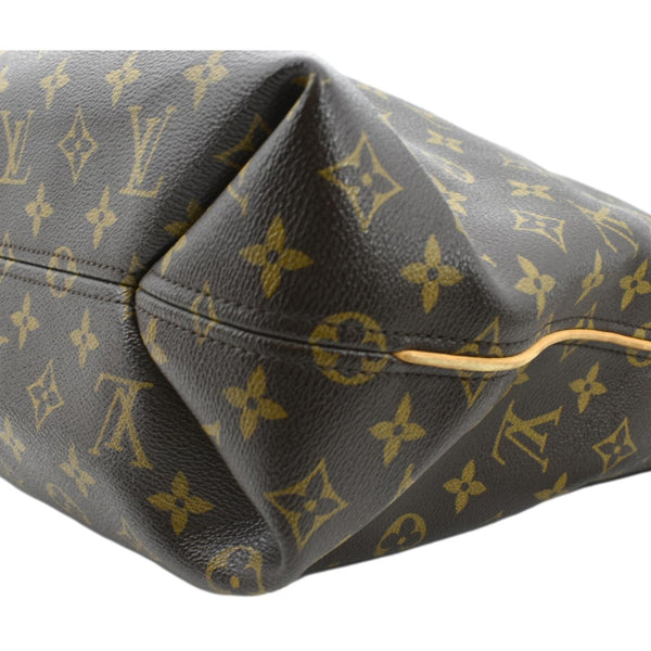LOUIS VUITTON Sully MM Monogram Canvas Shoulder Bag Brown