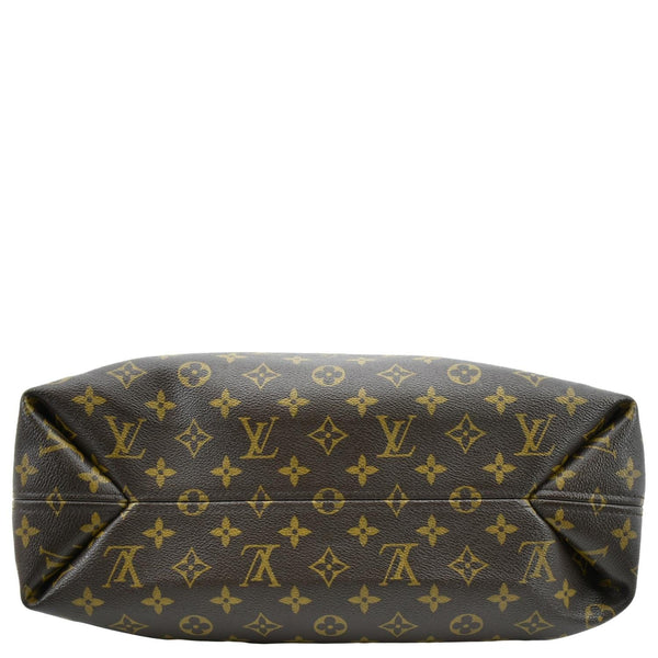 LOUIS VUITTON Sully MM Monogram Canvas Shoulder Bag Brown