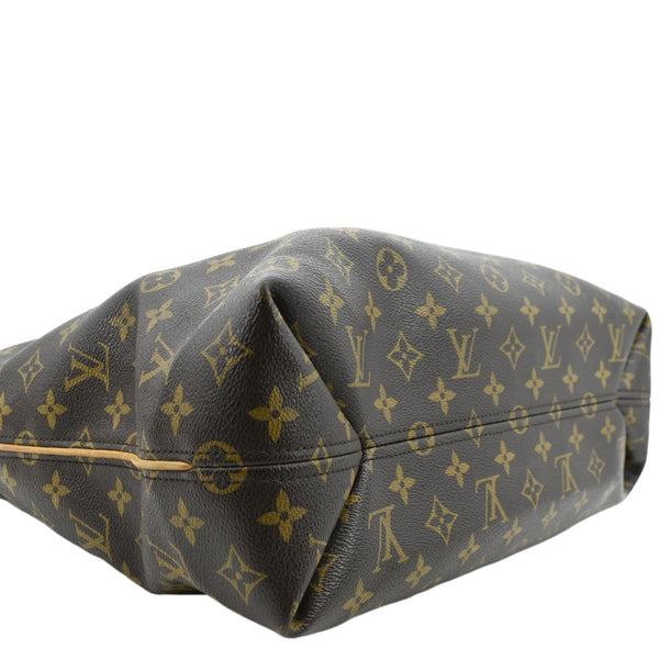 LOUIS VUITTON Sully MM Monogram Canvas Shoulder Bag Brown