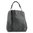 LOUIS VUITTON Babylone Monogram Mahina Leather Shoulder Bag Black