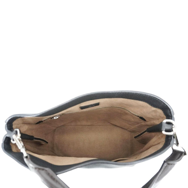 LOUIS VUITTON Babylone Monogram Mahina Leather Shoulder Bag Black