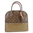 LOUIS VUITTON x Christian Louboutin Monogram Canvas Iconoclast Tote Bag Brown