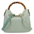 GUCCI Diana Small Leather Top Handle Shoulder Bag Pale Green 746251