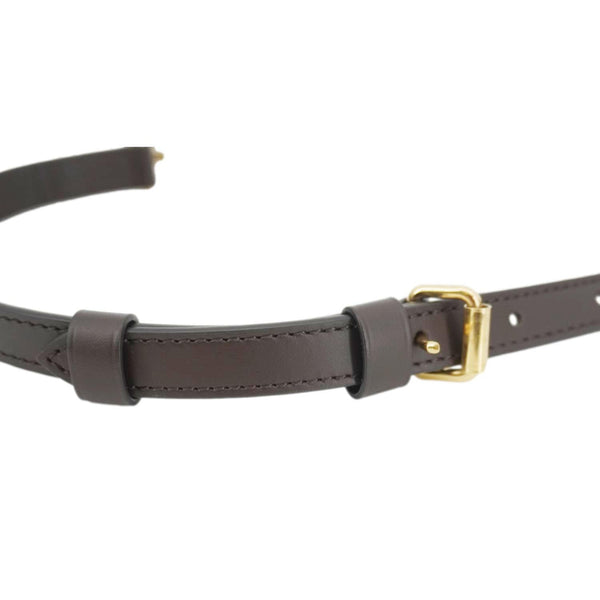 LOUIS VUITTON Leather Strap Brown