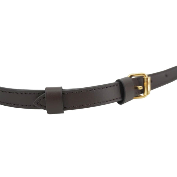 LOUIS VUITTON Leather Strap Brown
