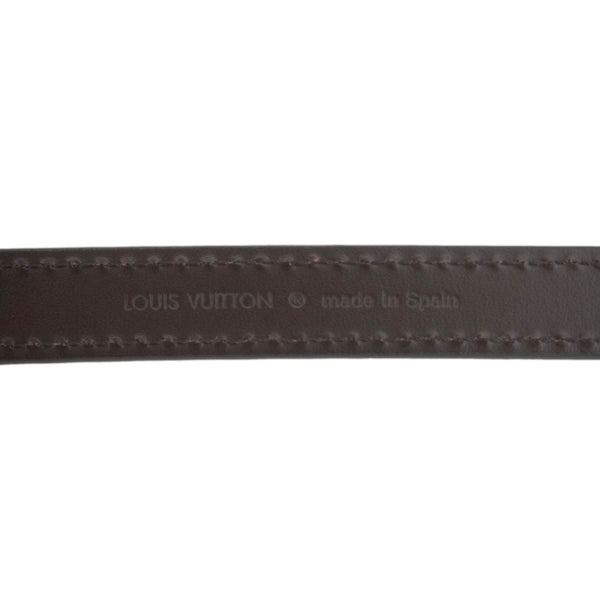 LOUIS VUITTON Leather Strap Brown