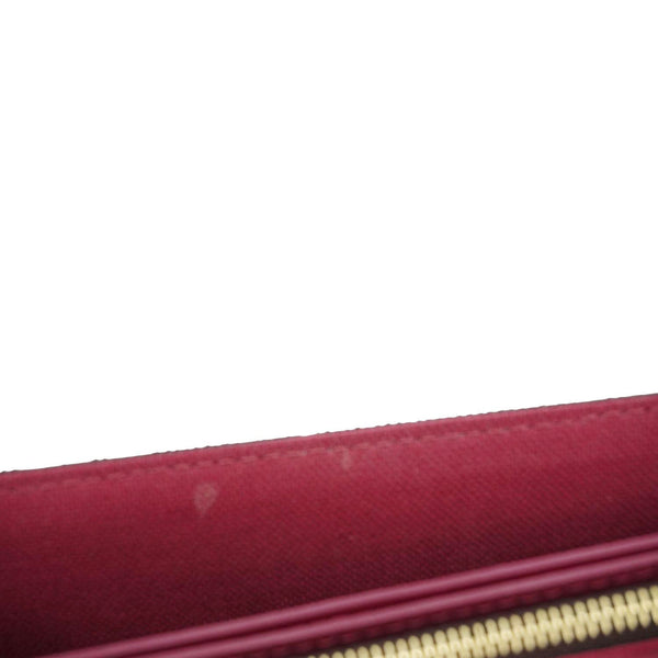 LOUIS VUITTON Felicie Pochette Monogram Canvas Crossbody Bag Brown