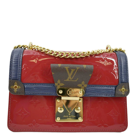 LOUIS VUITTON Wynwood Monogram Vernis Leather Crossbody Bag Red