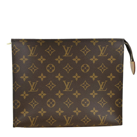 LOUIS VUITTON Toiletry 26 Monogram Canvas Cosmetic Pouch Brown
