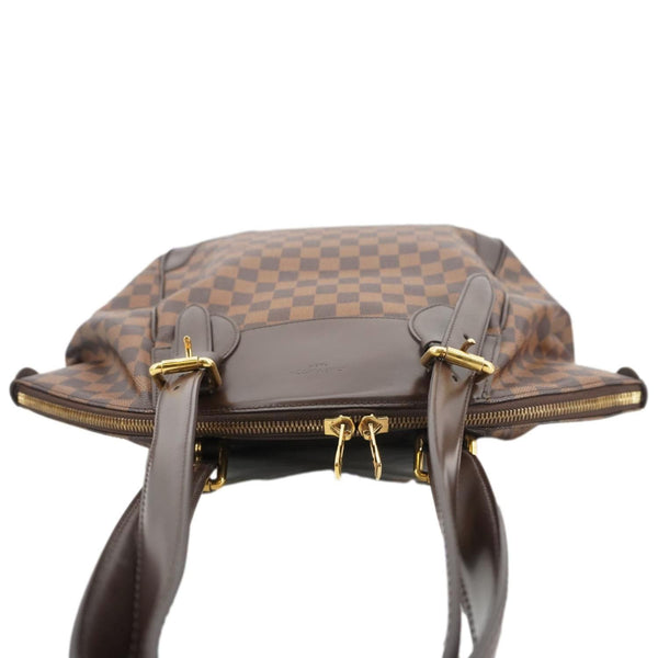 LOUIS VUITTON Verona MM Damier Ebene Shoulder Bag Brown
