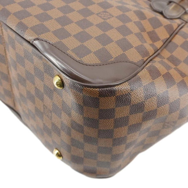 LOUIS VUITTON Verona MM Damier Ebene Shoulder Bag Brown