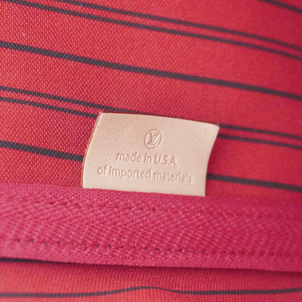 LOUIS VUITTON Neverfull MM Monogram Canvas Shoulder Bag Brown