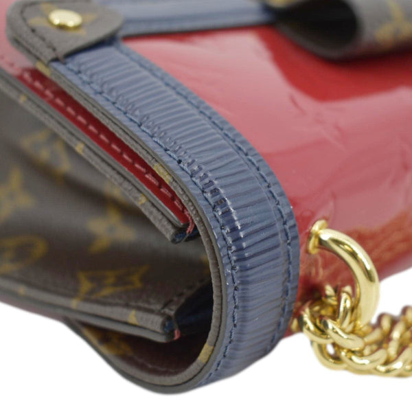 LOUIS VUITTON Wynwood Monogram Vernis Leather Crossbody Bag Red