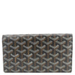 GOYARD Richelieu Chevron Canvas Wallet Black