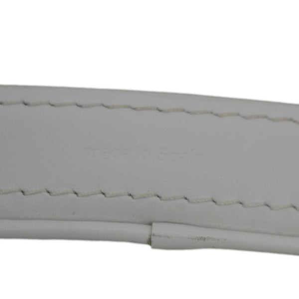 LOUIS VUITTON  Nano Bucket Monogram Canvas Crossbody Bag White