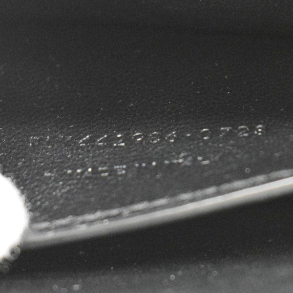 YVES SAINT LAURENT Monogram Sunset Medium Leather Shoulder Bag Black