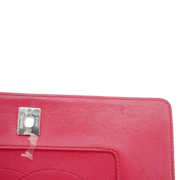 CHANEL Mademoiselle Vintage Flap Sheepskin Leather Crossbody Bag Pink