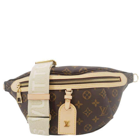 LOUIS VUITTON High Rise Monogram Canvas Bumbag Brown