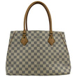 LOUIS VUITTON Calvi Damier Azur Shoulder Bag White