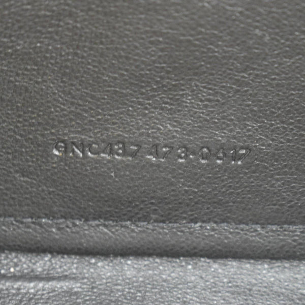 YVES SAINT LAURENT WOC Mixed Matelasse Leather Wallet Dark Beige