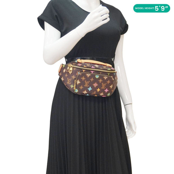 LOUIS VUITTON Tyler Monogram Craggy Canvas Rush Bumbag Brown